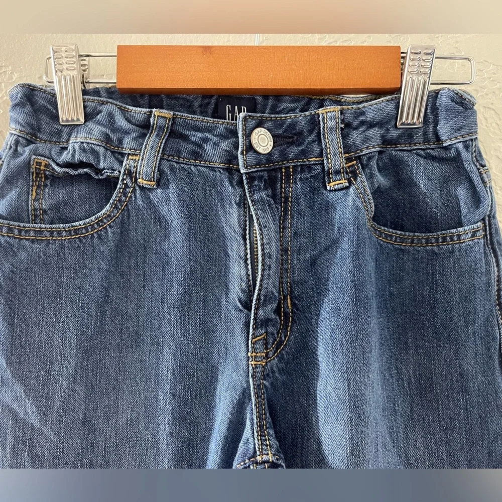 GAP Kids Blue Regular Girlfriend Jeans Size‎ 12 Adjustable waist